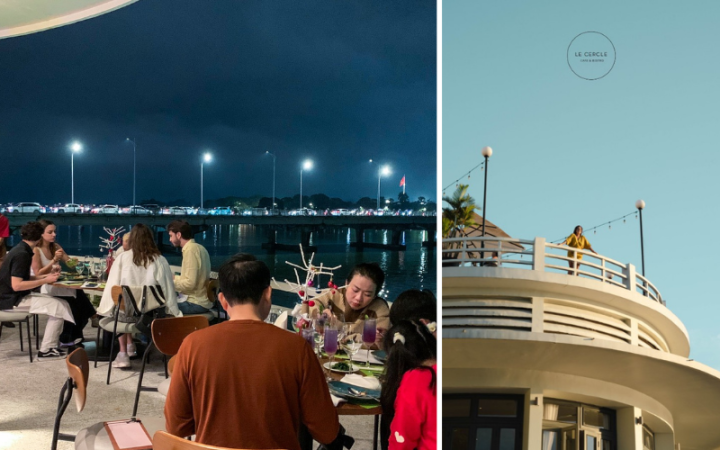 Le Cercle quán cà phê view sông Hương đỉnh nhất Huế